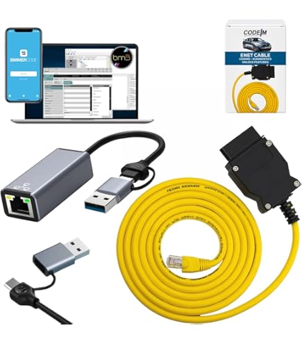 Aidixuntool DCAN Cable K+DCAN Cable Compatible for BMW E